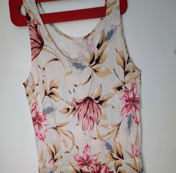 Lascana Maxi Sundress Floral women's sleeveles,pullover, Relaxed beach,sz 12. - Picture 5 of 16